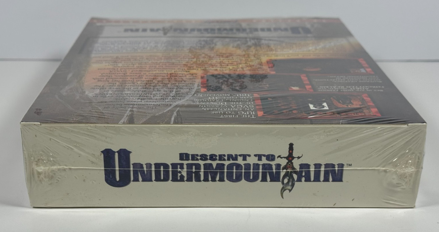 Dungeons & Dragons: Descent to Undermountain PC Big Box 1997 NEW/FACTORY SEALED