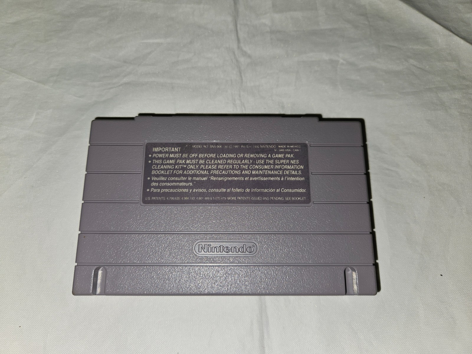 Bronkie the Bronchiasaurus Cartridge Only Authentic SNES Super Nintendo 1995