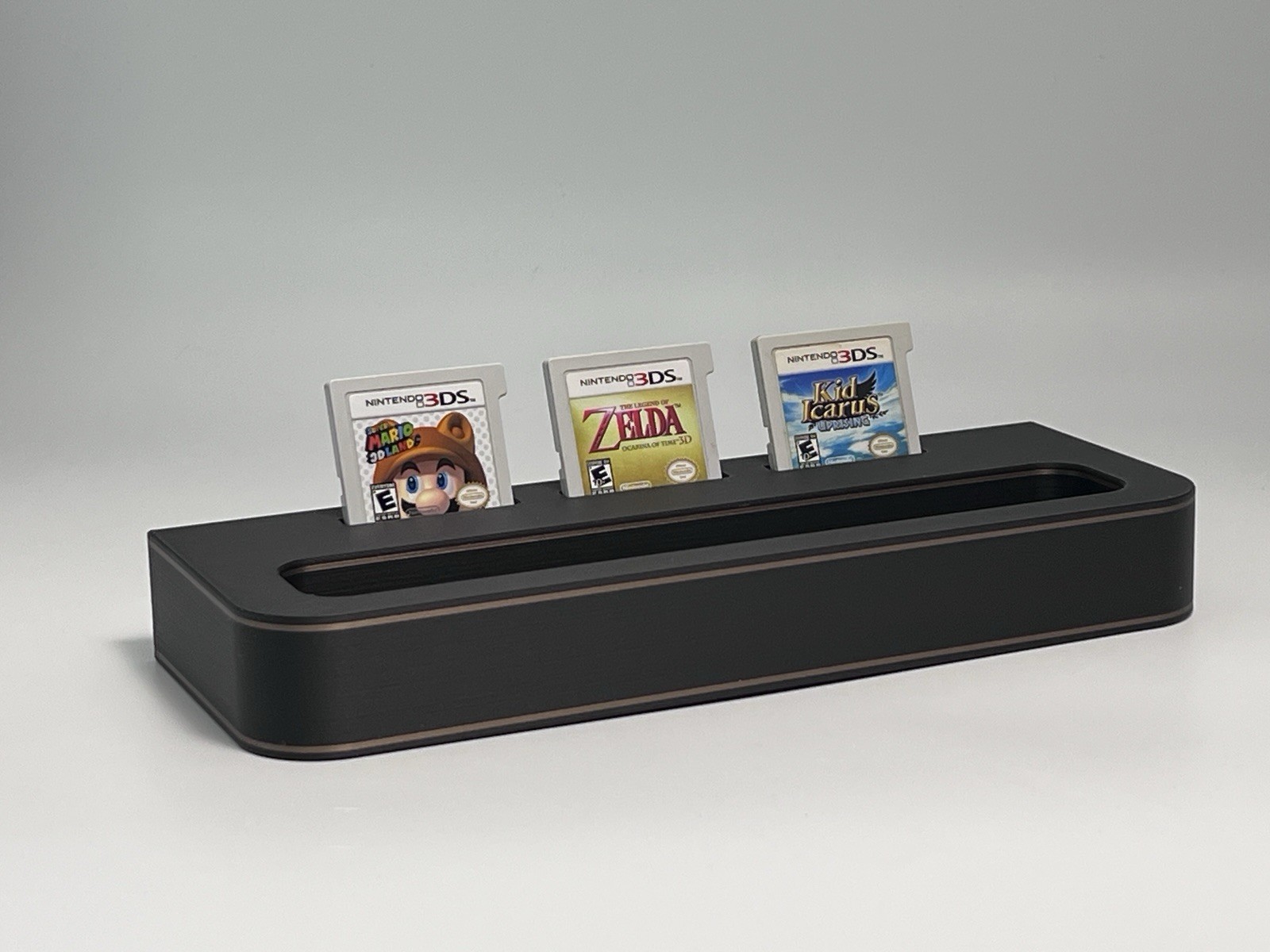 Collector Display Stand for New Nintendo 3DS XL Gold Inlay Core Series