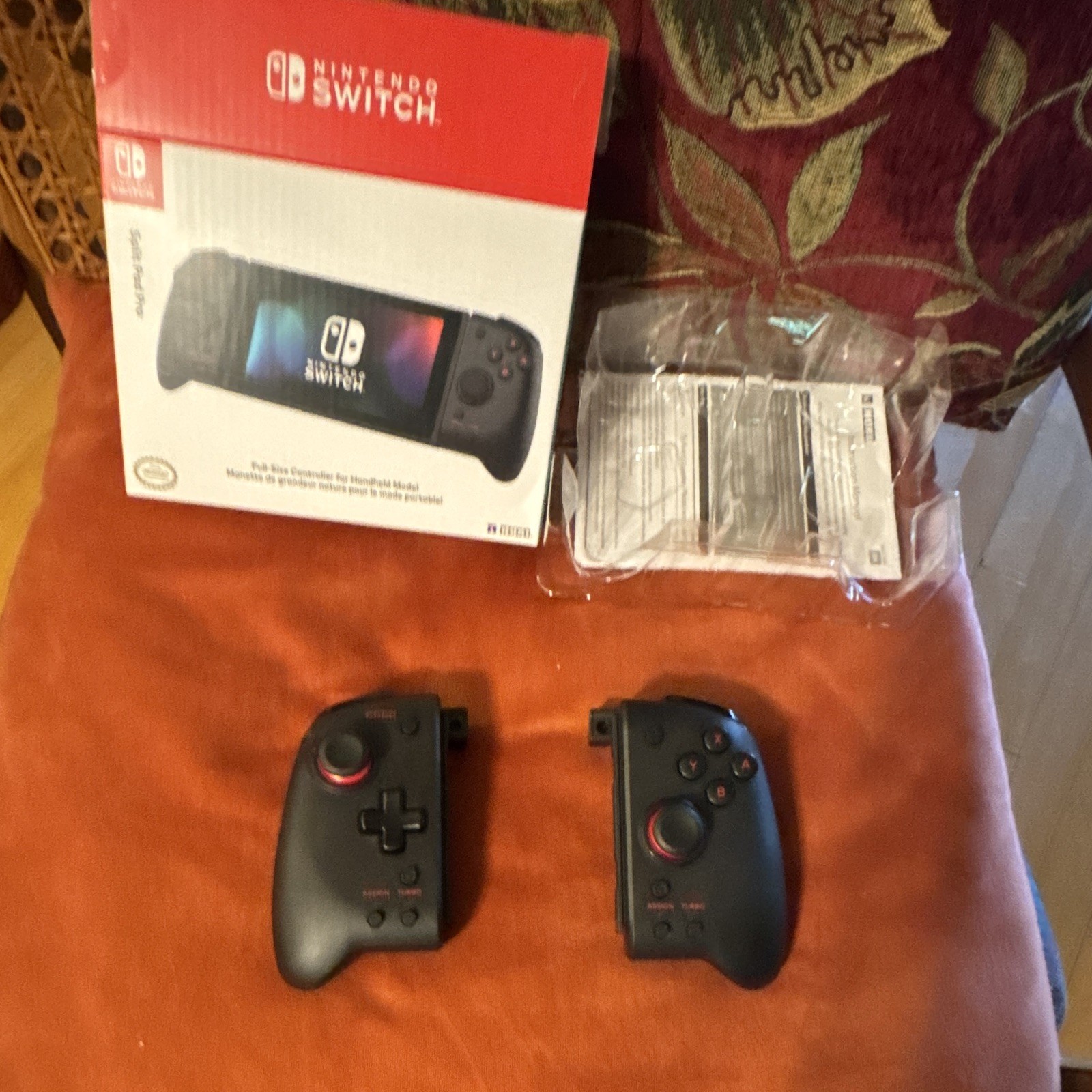 Nintendo Switch OLED Model White 64GB, 256GB SD, Hori Controller Grip