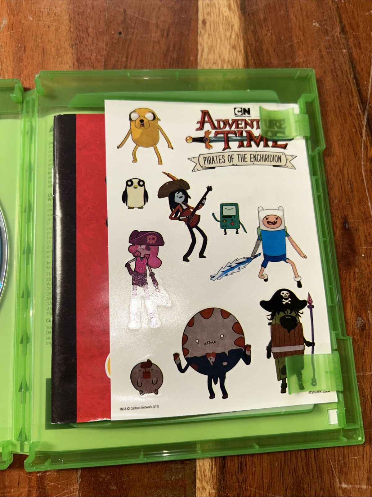 Adventure Time: Pirates of the Enchiridion – Microsoft X One W Manual + Stickers