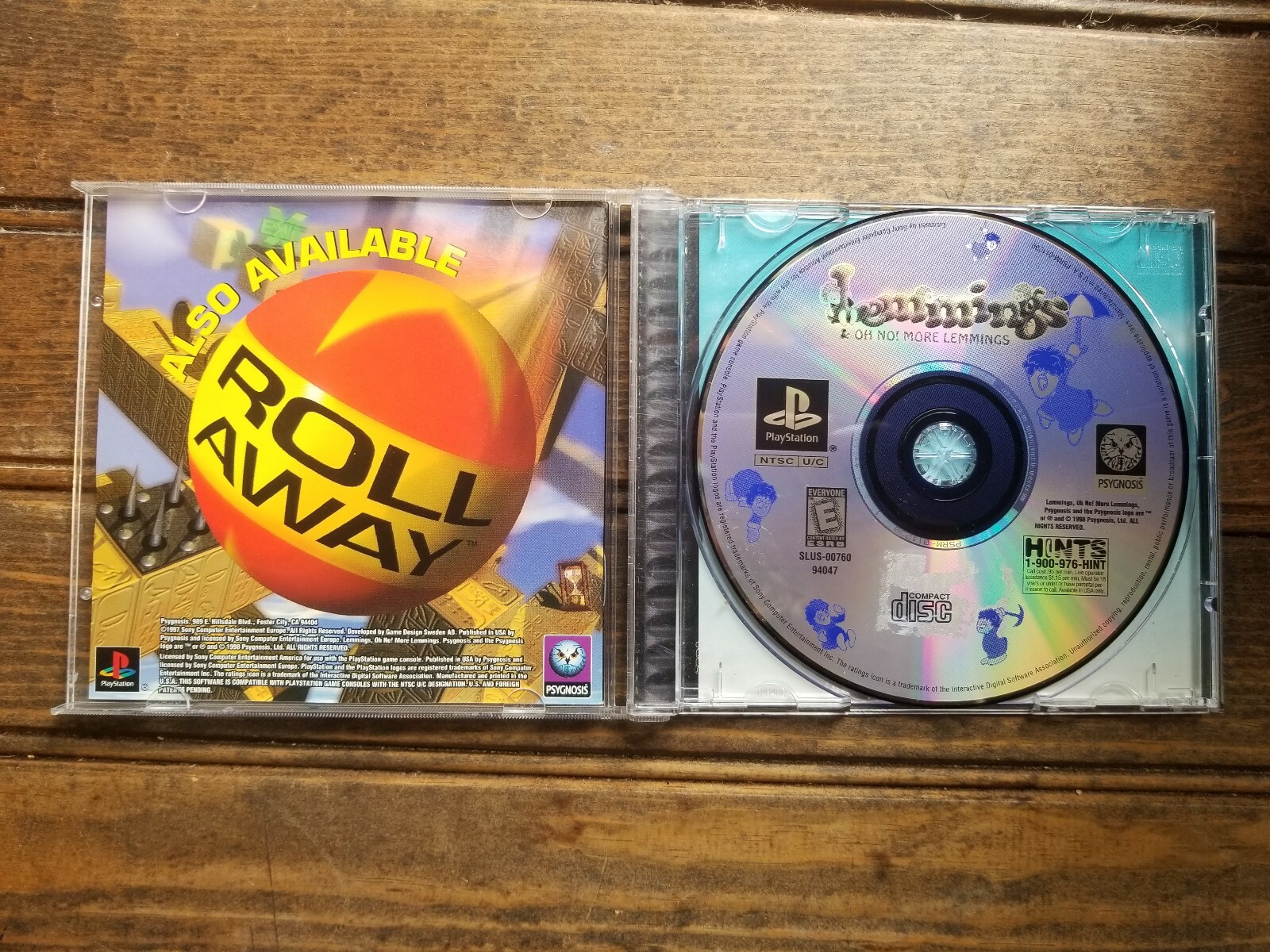 Lemmings & Oh No More Lemmings (Sony PlayStation 1, 1998) Black Label