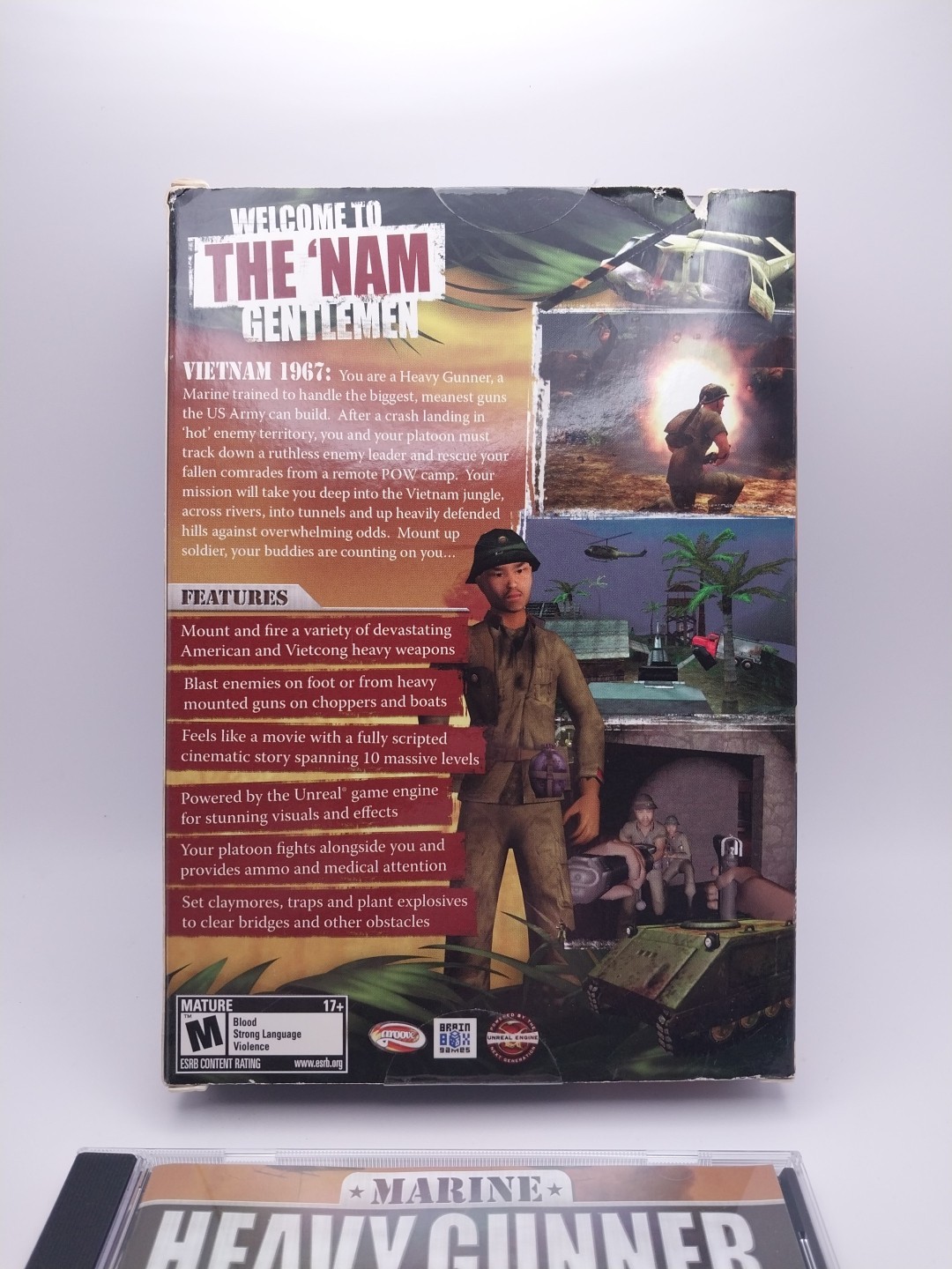 Marine Heavy Gunner Vietnam (PC, 2004) Small Box