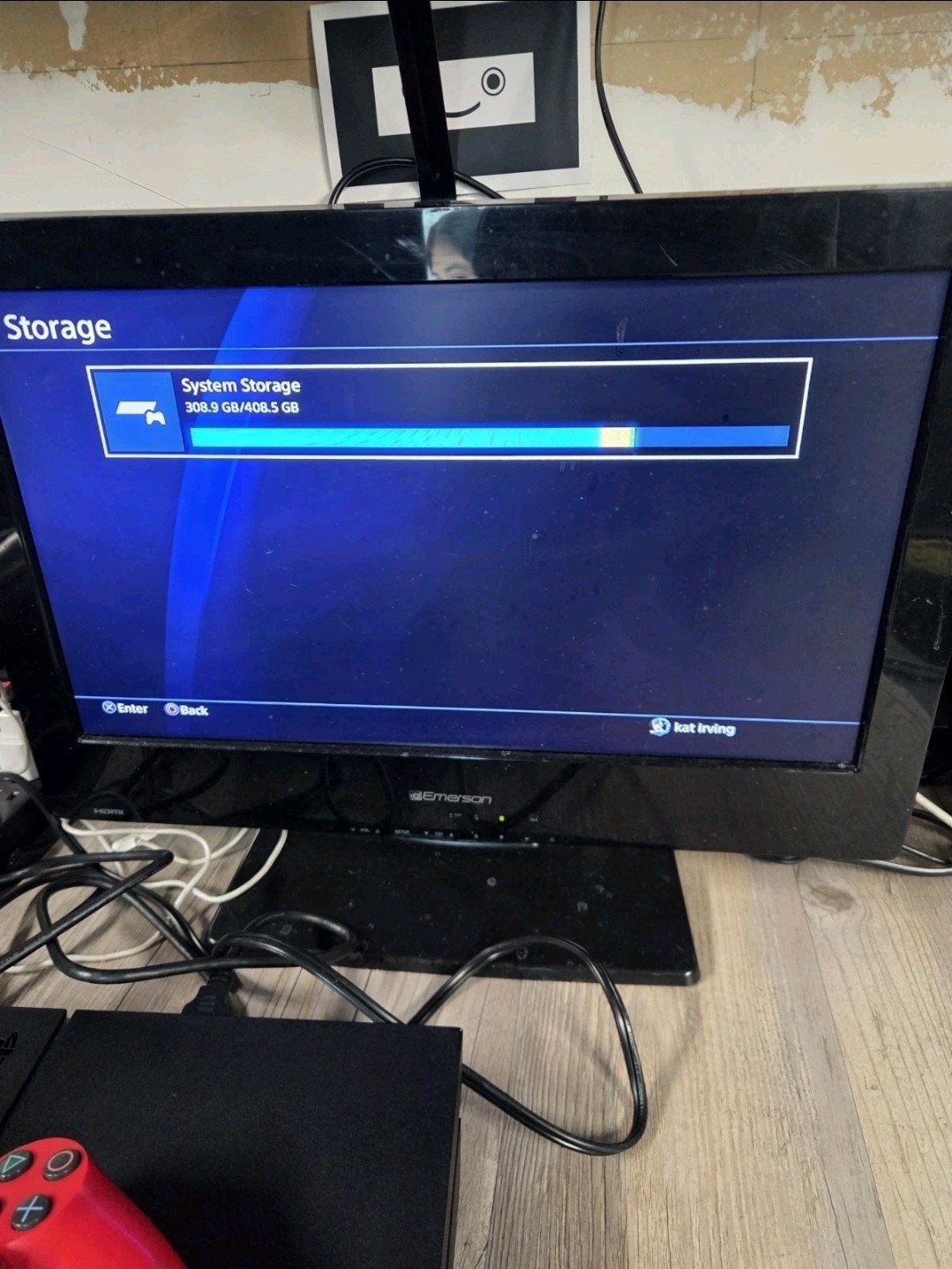 Sony PlayStation 4 Console 500GB (CUH-1215A) w/ 4 Games & 2 Controllers – TESTED