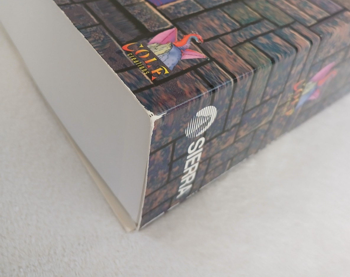 Vintage 1992 Sierra Quest for Glory 1 PC Big Box 3.5 disks + RARE Strategy Guide