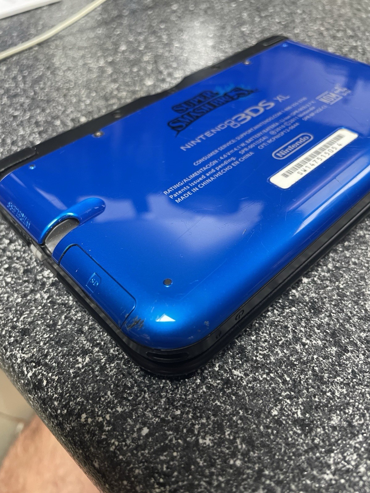 Nintendo 3DS XL Super Smash Bros. Edition Blue Handheld Console – NO SOUND