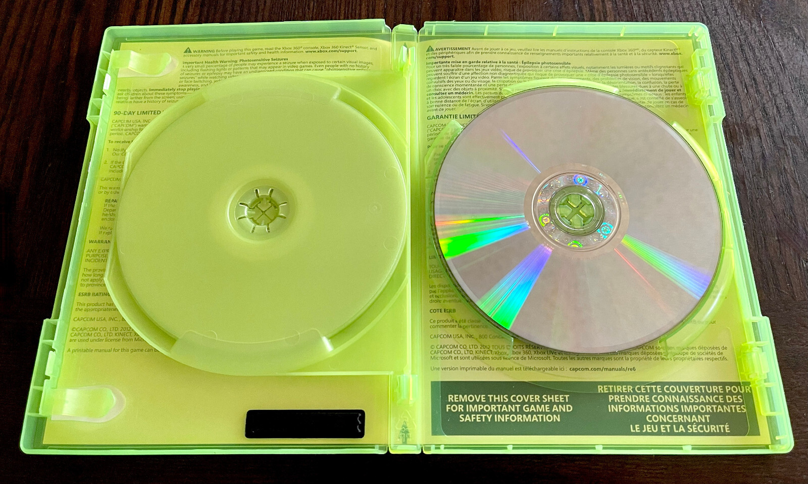 Resident Evil 6 (Xbox 360) Capcom 1st Release Edition (U.S) 2 Disc Set EXCELLENT
