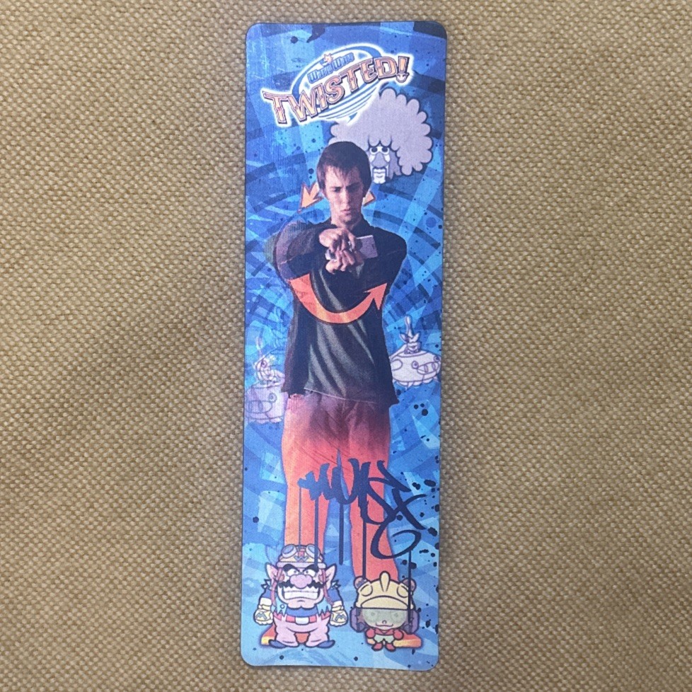 RARE Wario Ware: Twisted GBA Nintendo Promotional Lenticular Bookmark