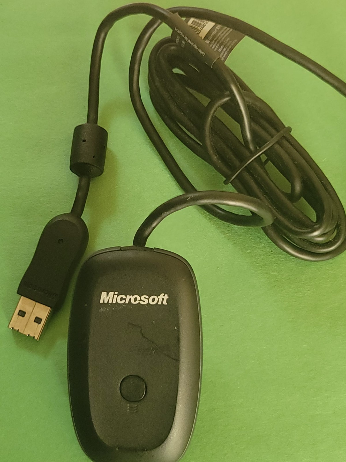 OEM Microsoft Xbox 360 Wireless Receiver for Windows PC USB Adapter P/N: X809782