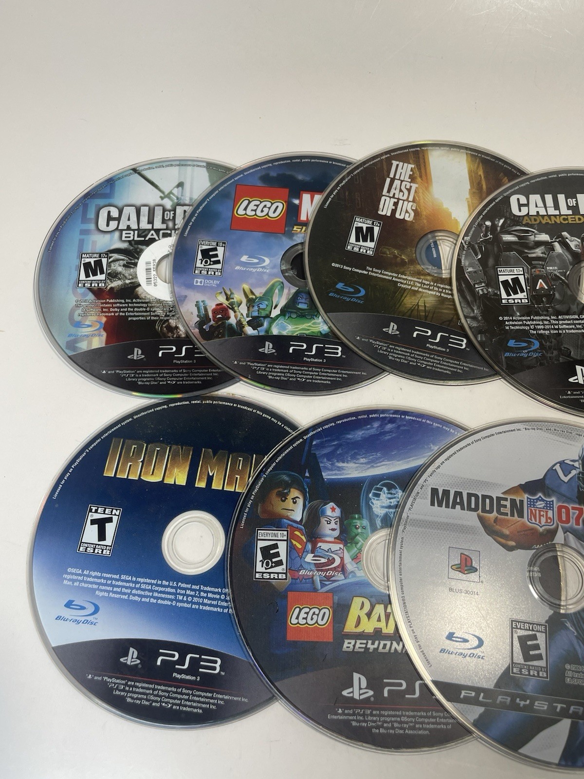 Sony PlayStation 3 Loose Game Lot Of 25 Untested Condition Varies