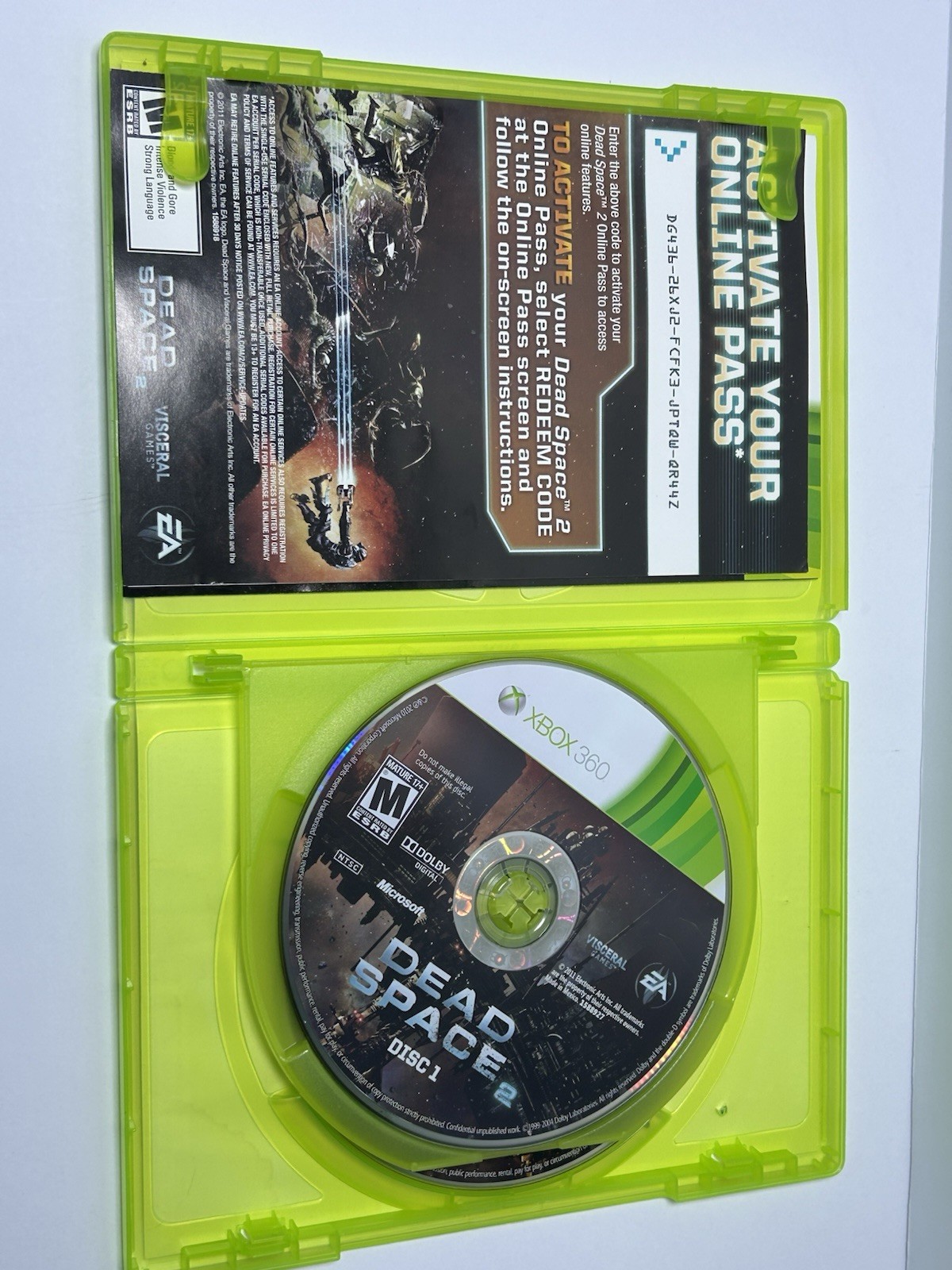 Dead Space 2 (Microsoft Xbox 360, 2011)