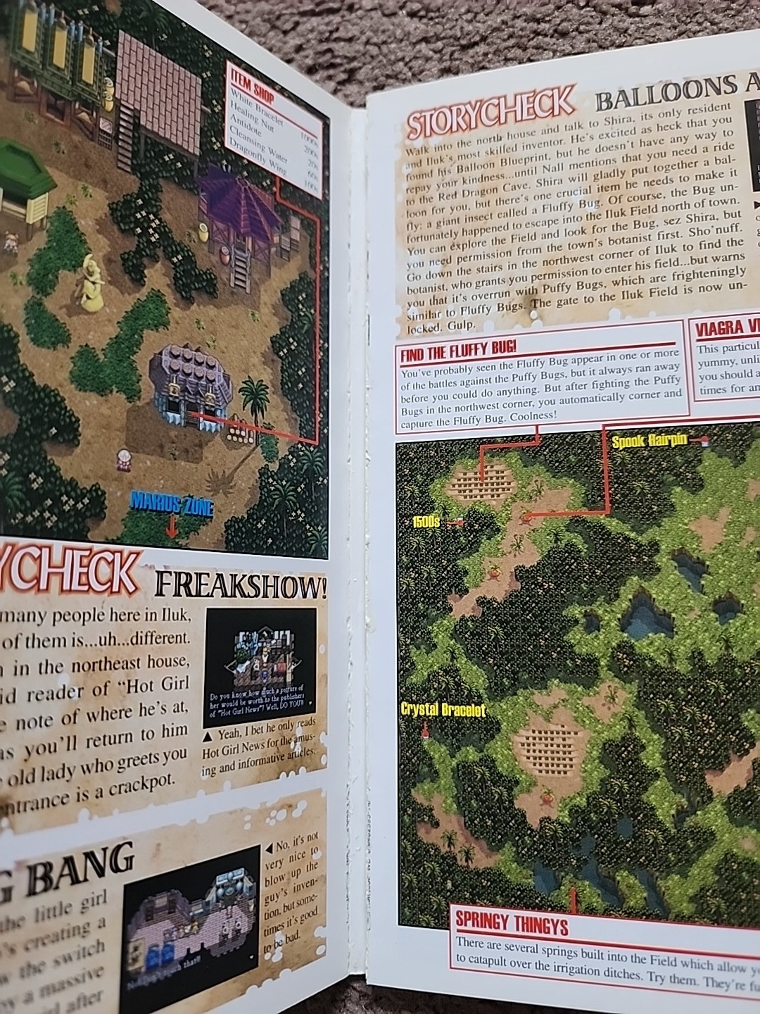 PS1 Playstation Lunar Silver Star Complete Guide w/ Stickers