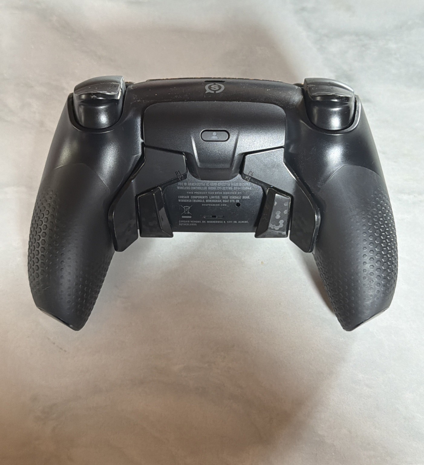 SCUF Reflex PS5 Controller Black/Gold Programmable Buttons, Mouse Triggers