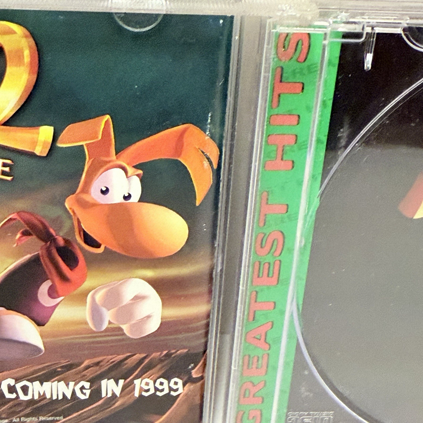 Rayman Sony PlayStation 1998 CASE ONLY with Manual NO CD READ