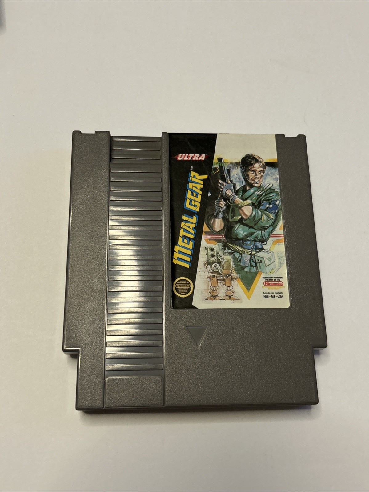 Metal Gear Nintendo NES 1987 Complete in Box (CIB) Original Solid Snake! RARE!