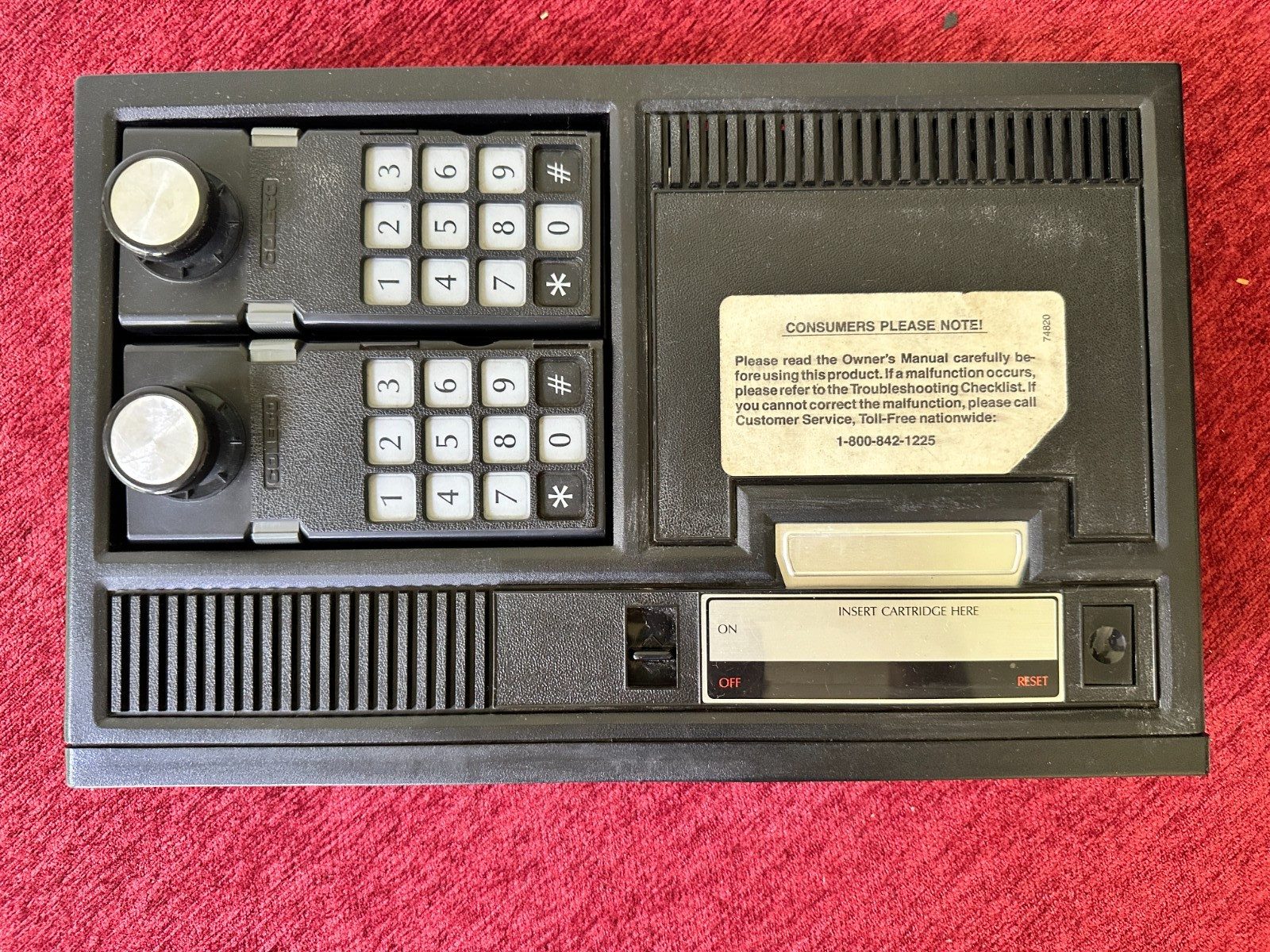 Coleco Vision Gaming Console – 90% CIB – Original Foam – Works, Retro Video Game