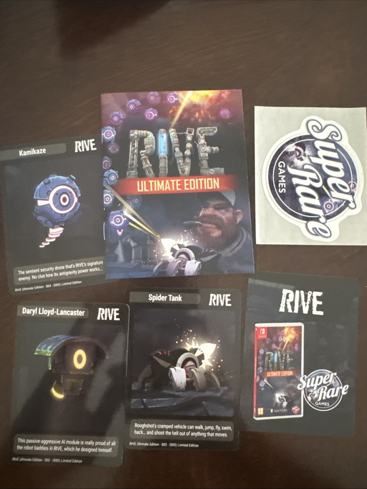 RIVE Ultimate Edition Super Rare! Games #20 W/Cards (Nintendo Switch, 2019)