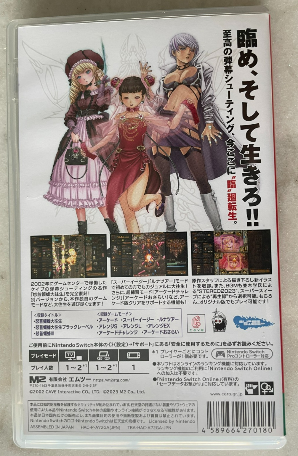 DoDonPachi Blissful Death Re: Incarnation, Nintendo Switch, 2023