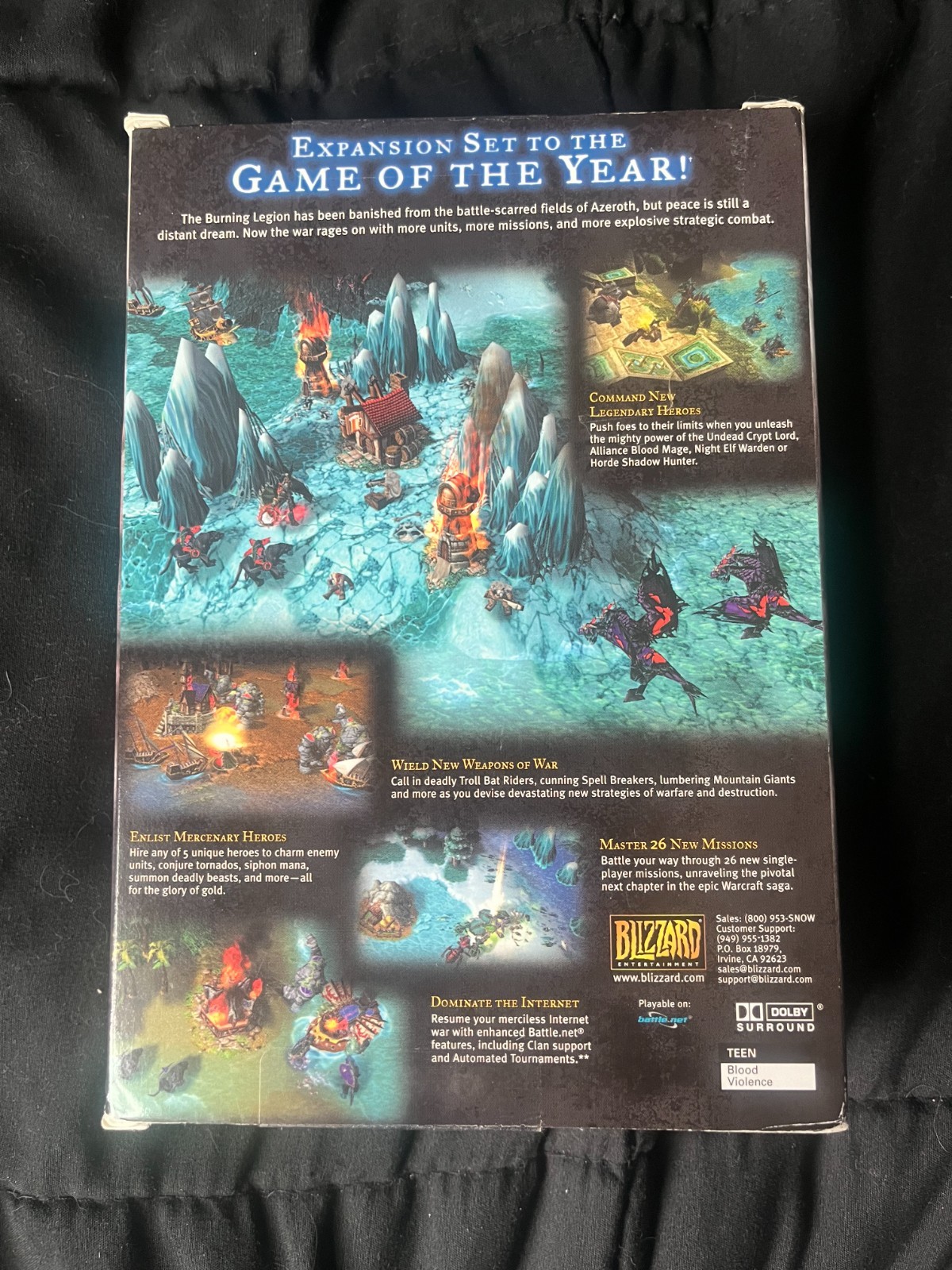 WarCraft III: The Frozen Throne – Expansion Set (Windows/Mac, 2003)
