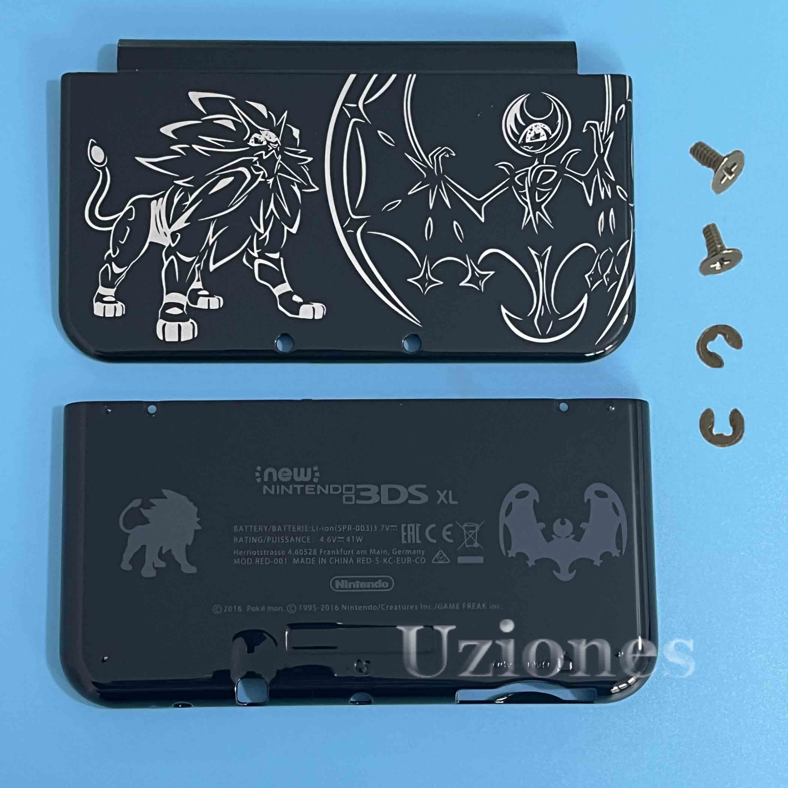 A+E Cover Shell Housing Front Back Case For New Nintendo 3DS XL LL RiYue Edition