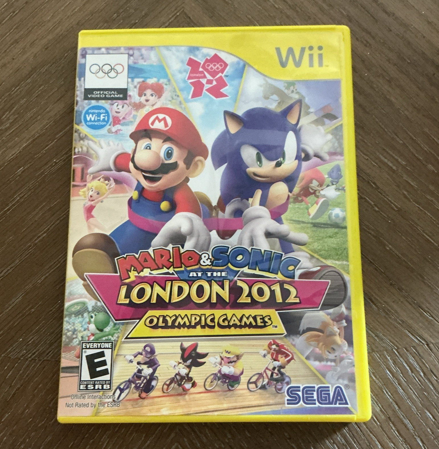 Mario & Sonic London 2012 Olympic Games Nintendo Wii 2011 SEGA E NTSC Online