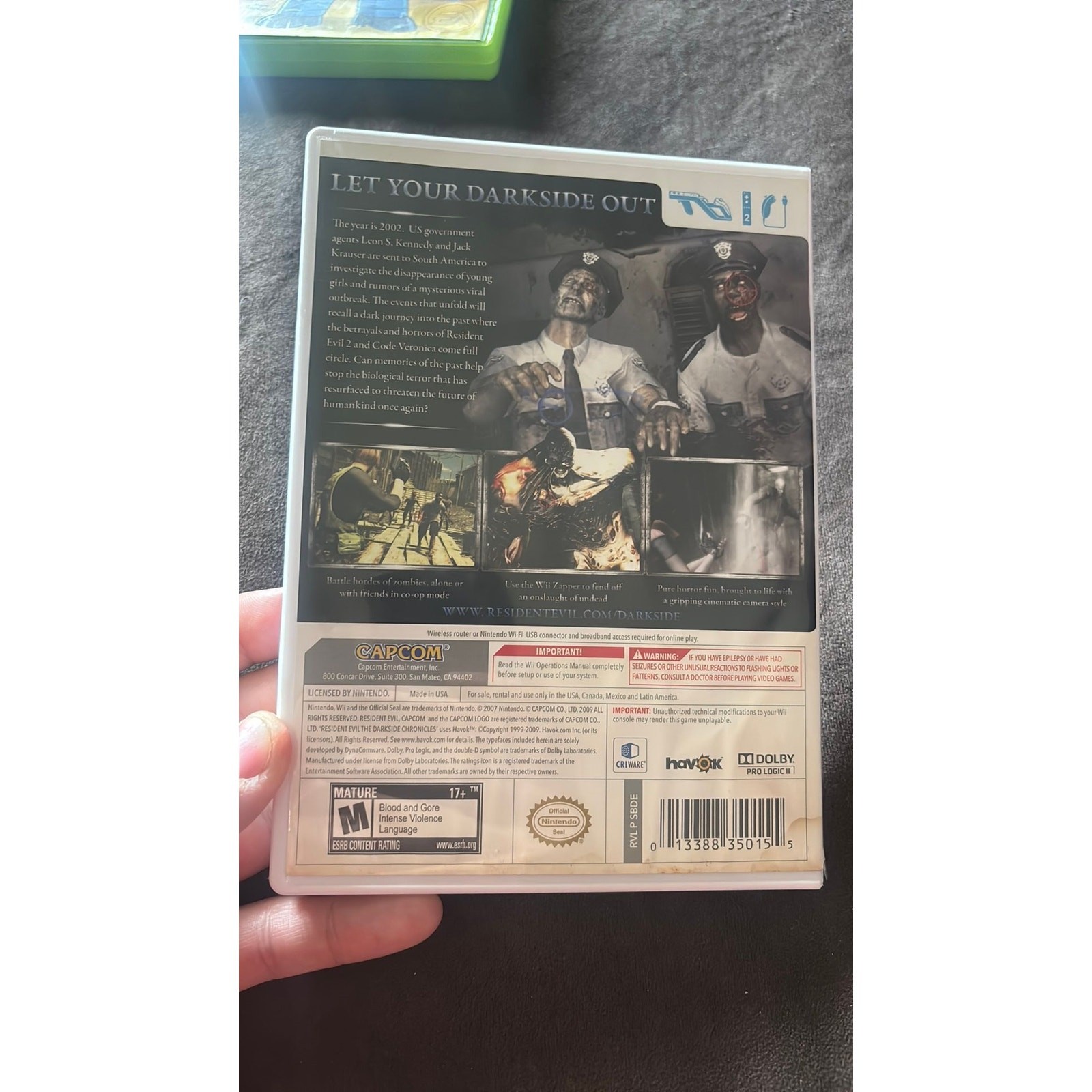 Resident Evil: The Darkside Chronicles (Wii) SEE PICS
