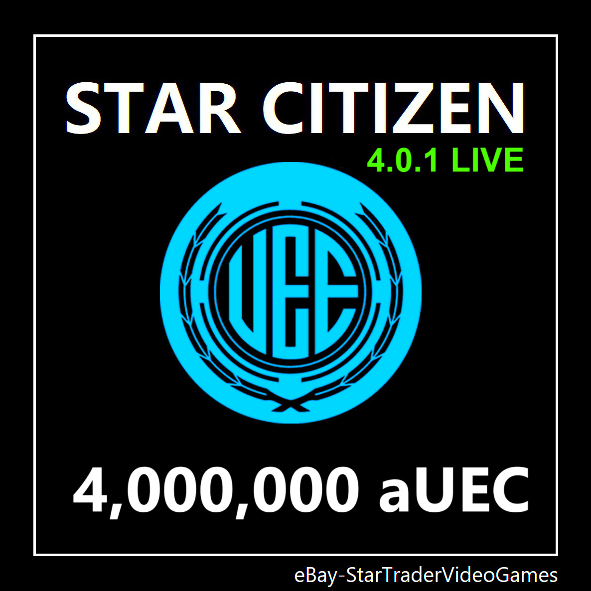 STAR CITIZEN – 4,000,000 aUEC (Alpha UEC) for 4.0.1 LIVE