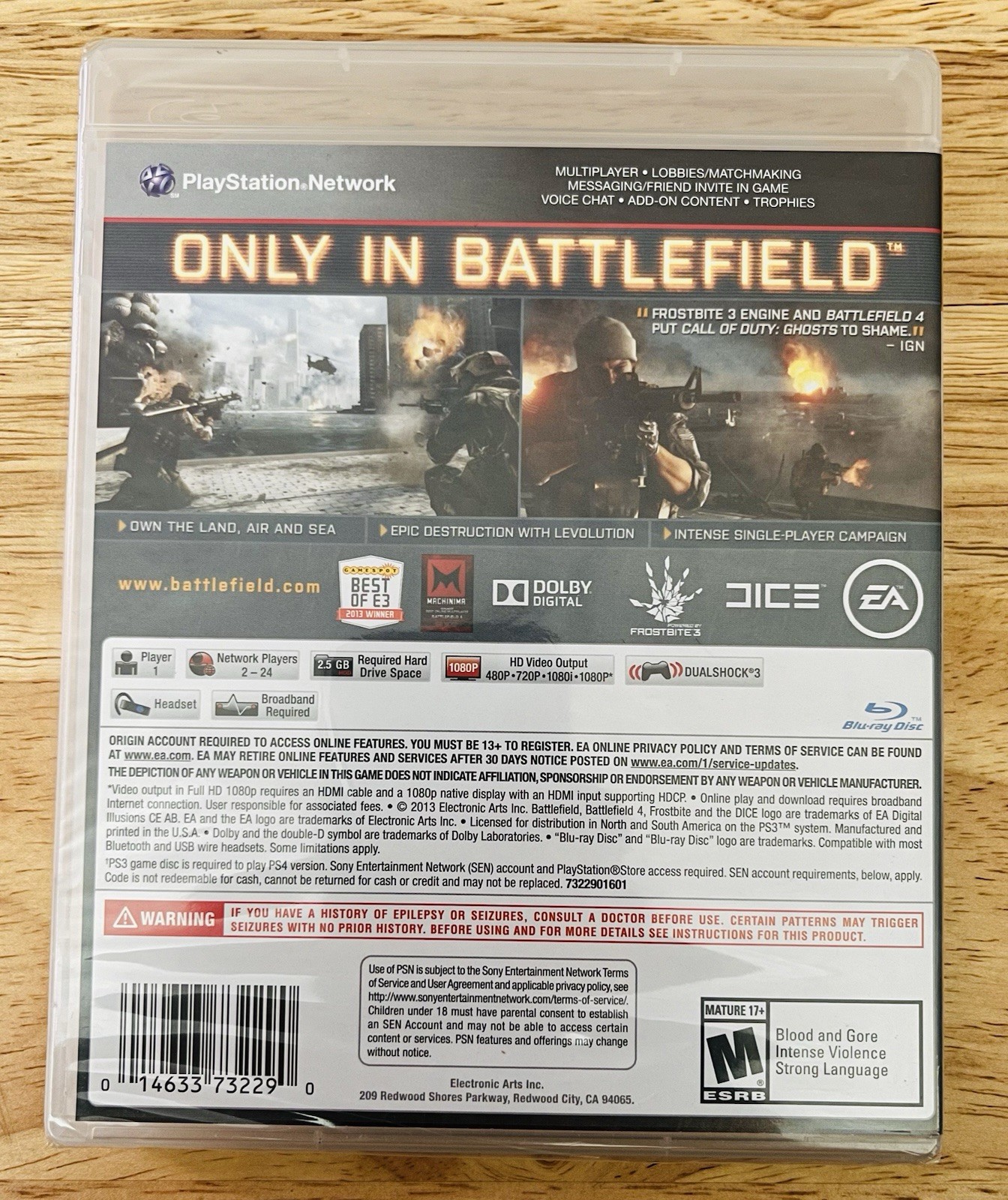 Battlefield 4 (Sony PlayStation 3 – PS3, 2013) BRAND NEW SEALED