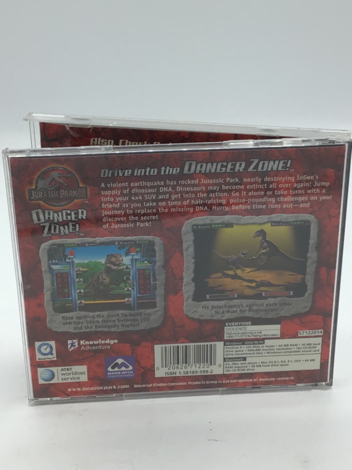 Jurassic Park III: Danger Zone (Windows/Mac, 2001)