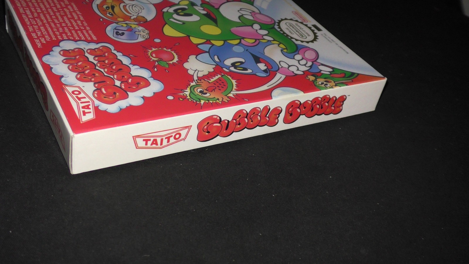 Bubble Bobble Oval Seal Nintendo NES 1988 NES CIB Complete