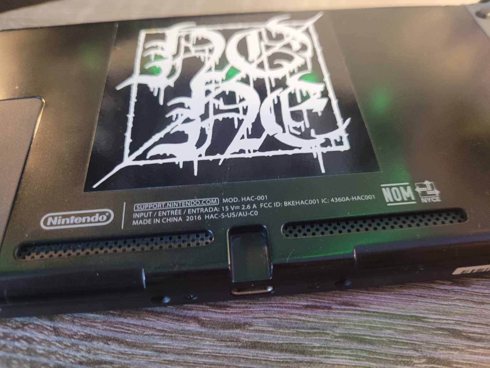 Nintendo Switch HAC-001, Dock, and A/C – Grade C- *Screen Blemish, Bad Battery*