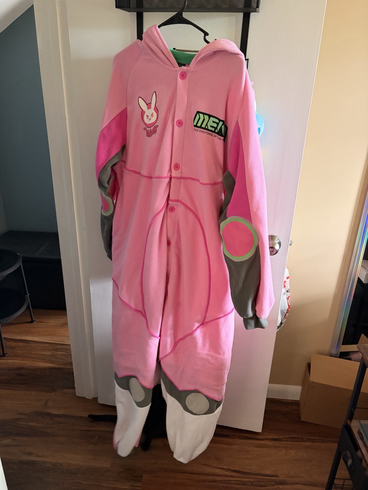 Official Discontinued Rare Blizzard Overwatch D.va Kigurumi Pajamas Costume