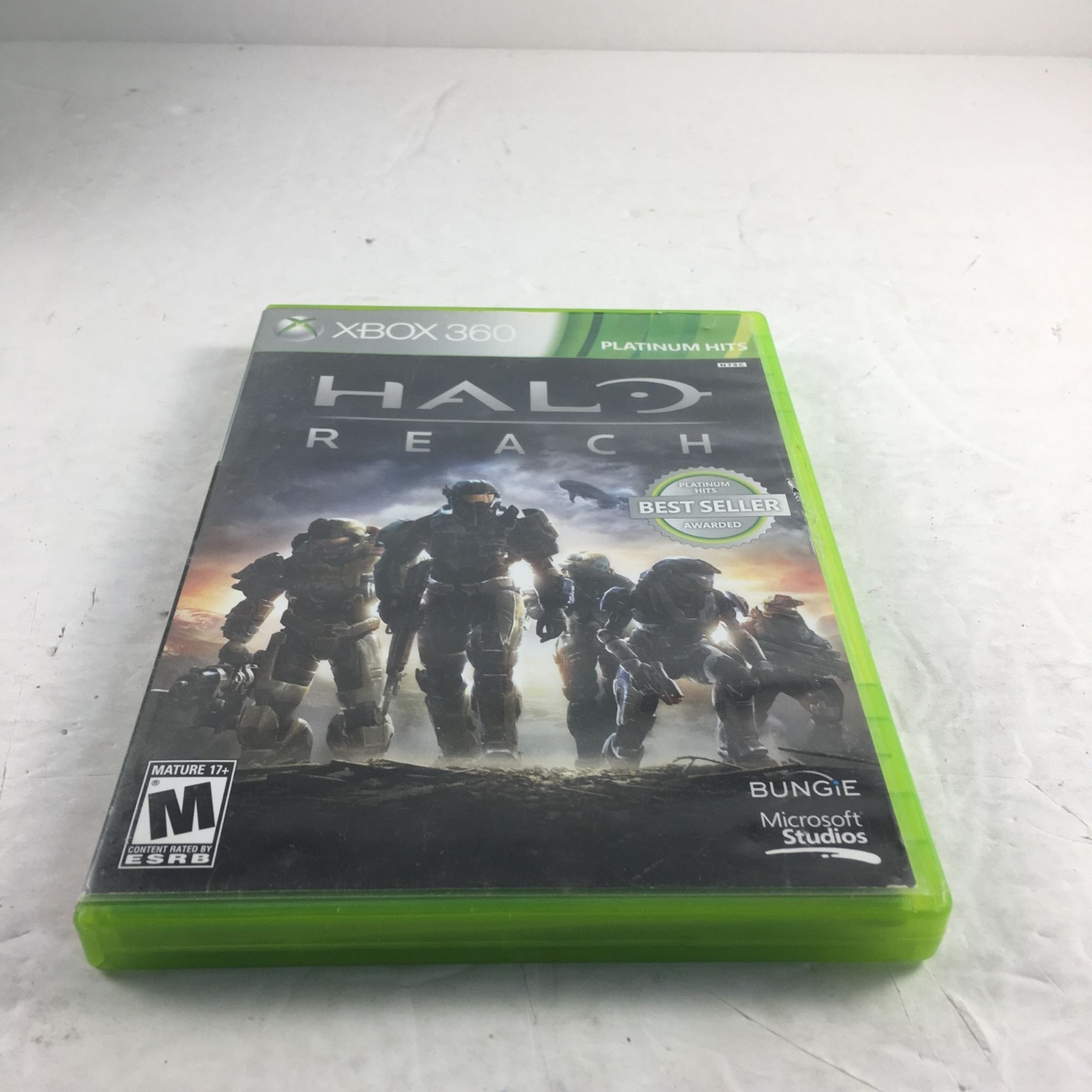 MICROSOFT XBOX 360 HALO REACH PLATINUM HITS MANUAL INCLUDED