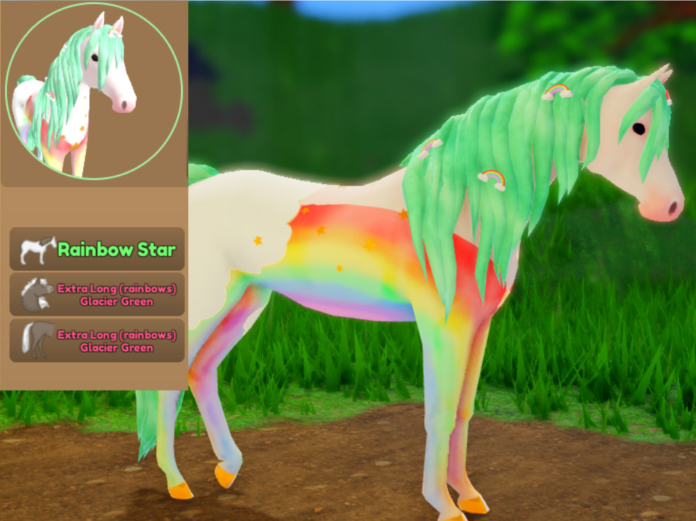 Wild Horse Island Rainbow Arab (Glacier Green)