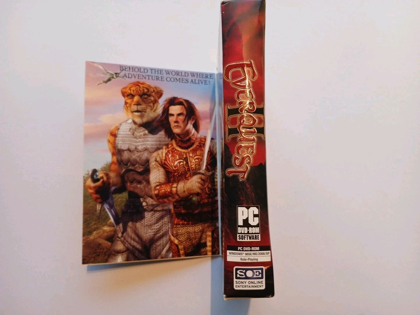 EverQuest II PC DVD-ROM Big Box Factory Sealed Windows 98/XP SOE 2004