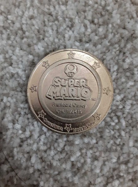 Super Mario Frankford Candy Collectible Coins | Wario and Waluigi