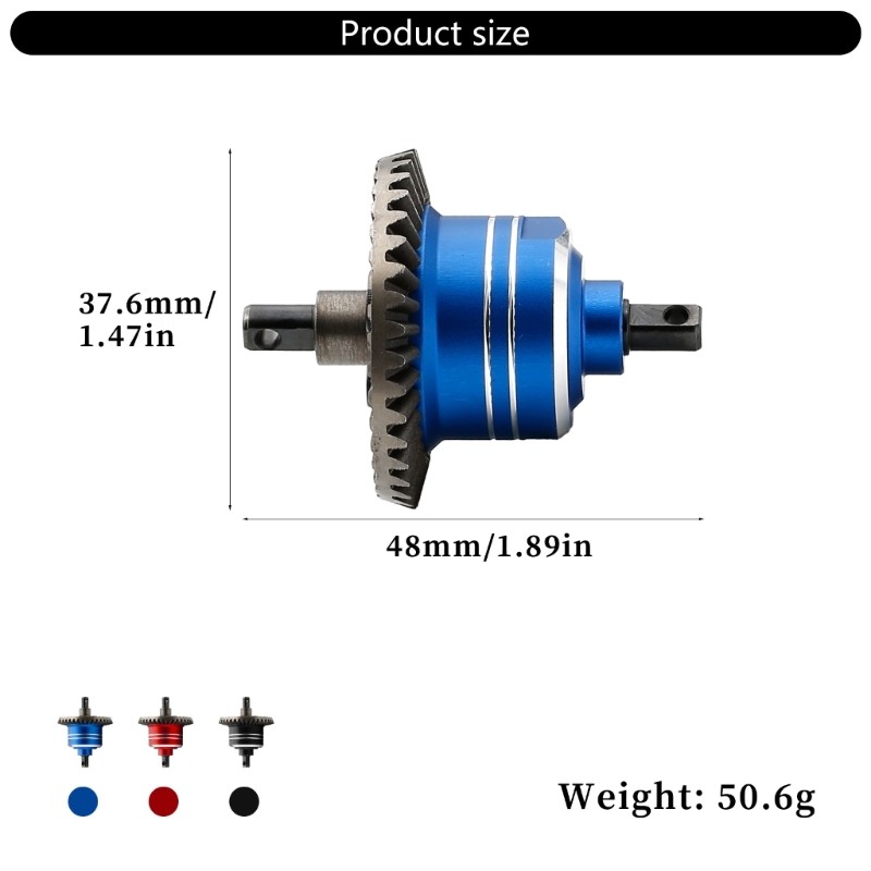 Metal Differential With Impact Resistant Design For Superior Driving Experience