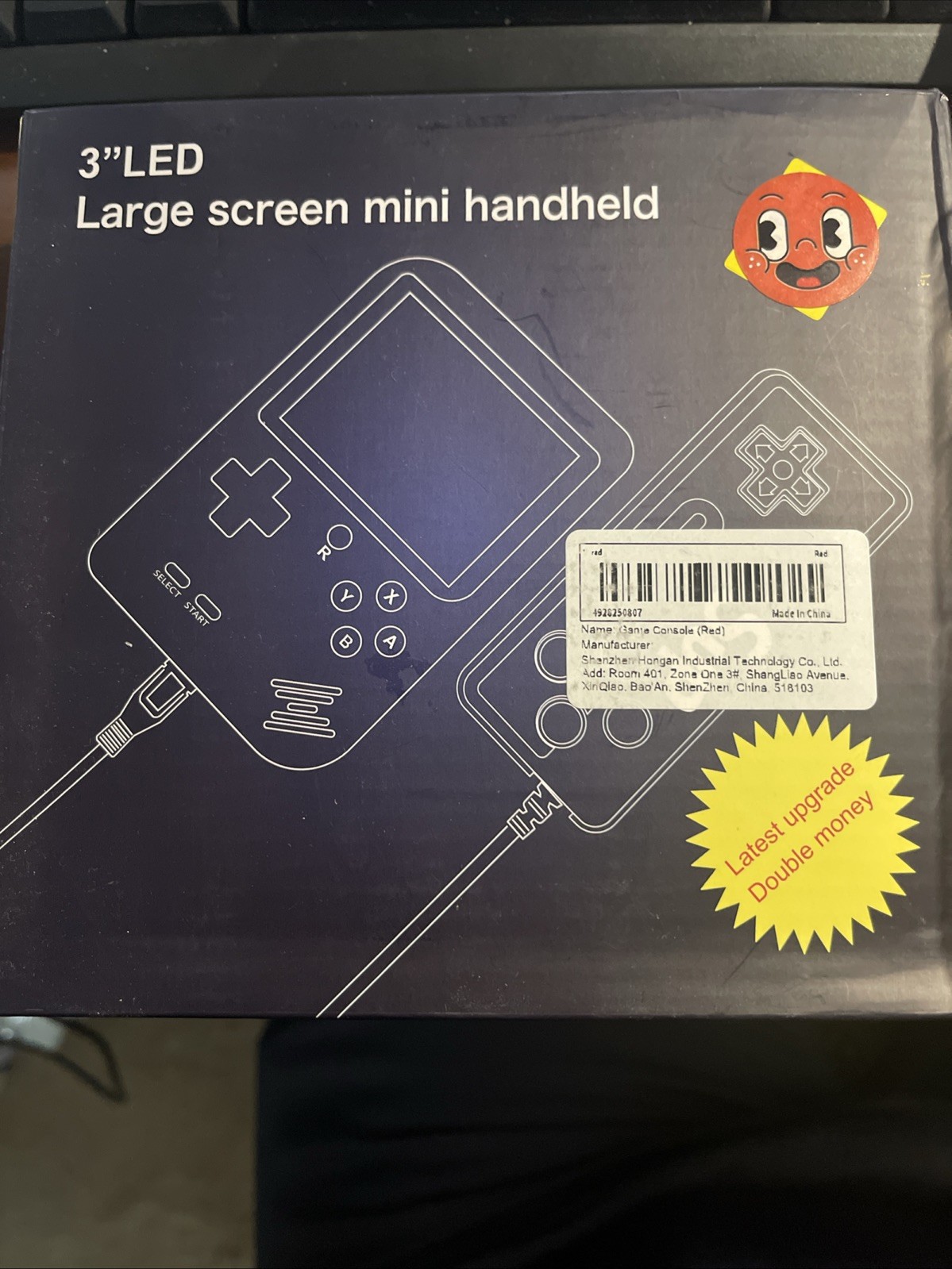 VIDEO GAME RETRO 3”LED LARGE SCREEN MINI HANDHELD .. THIS CAN CONNECT TO TV.128