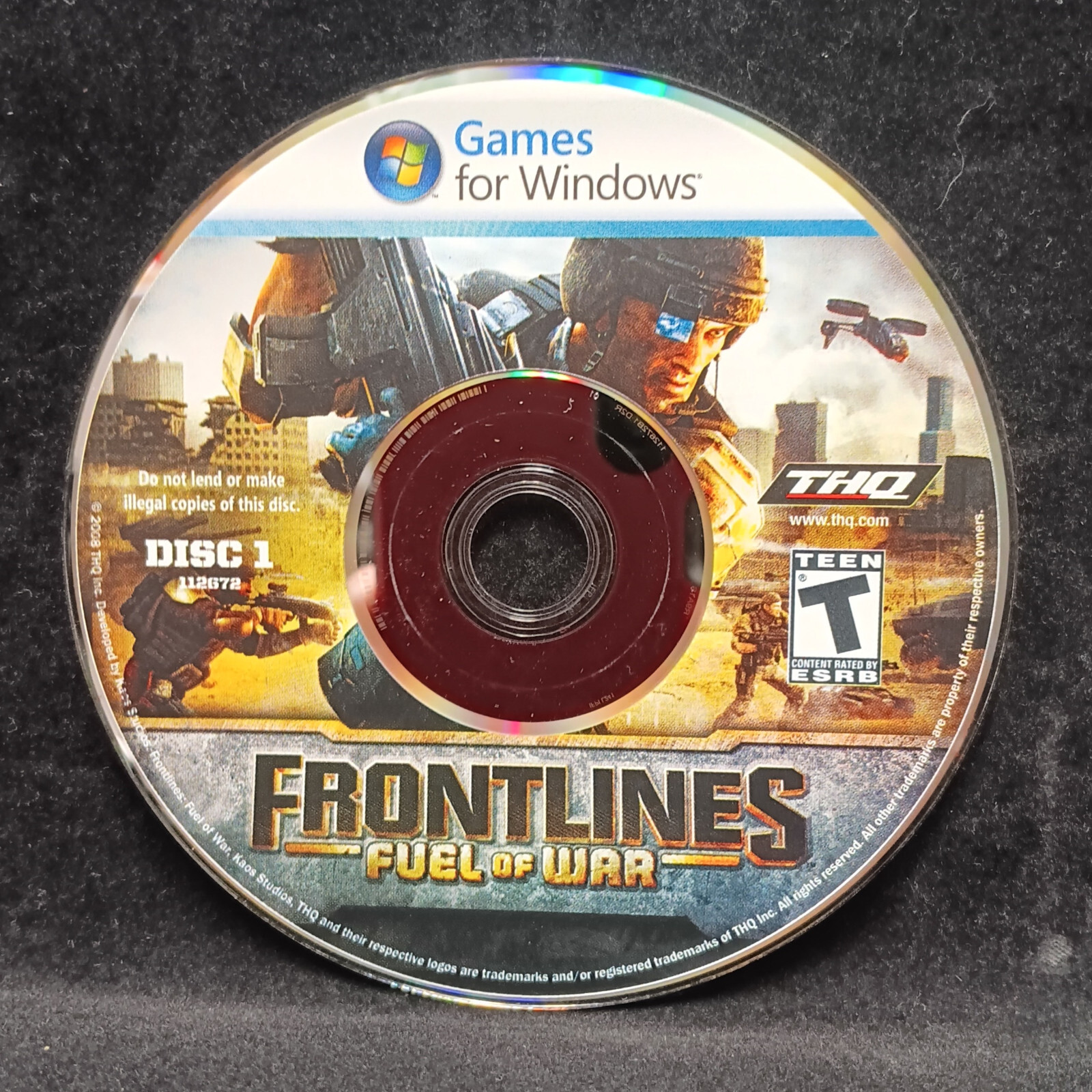 THQ Frontlines: Fuel of War (PC, 2008) – 2 Disc Set with CD Key