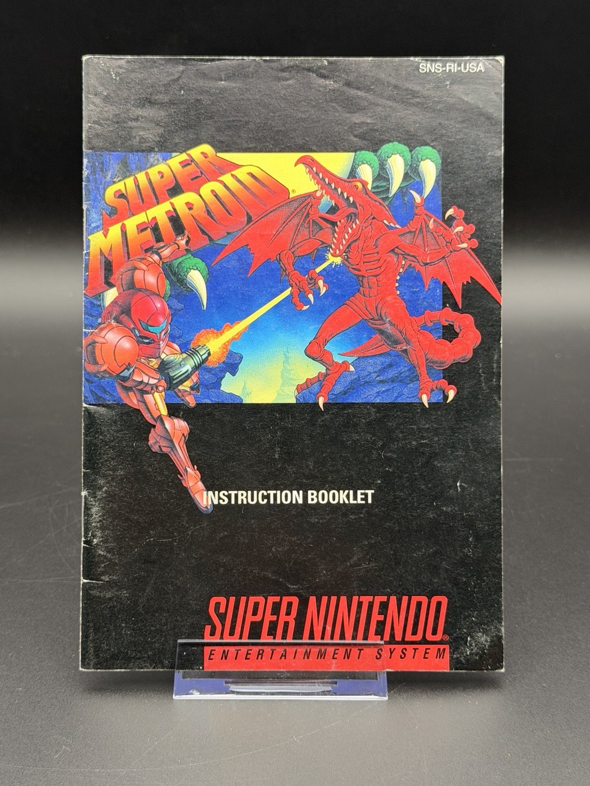 Super Metroid For Display Only-Super Nintendo SNES Complete In Box CIB