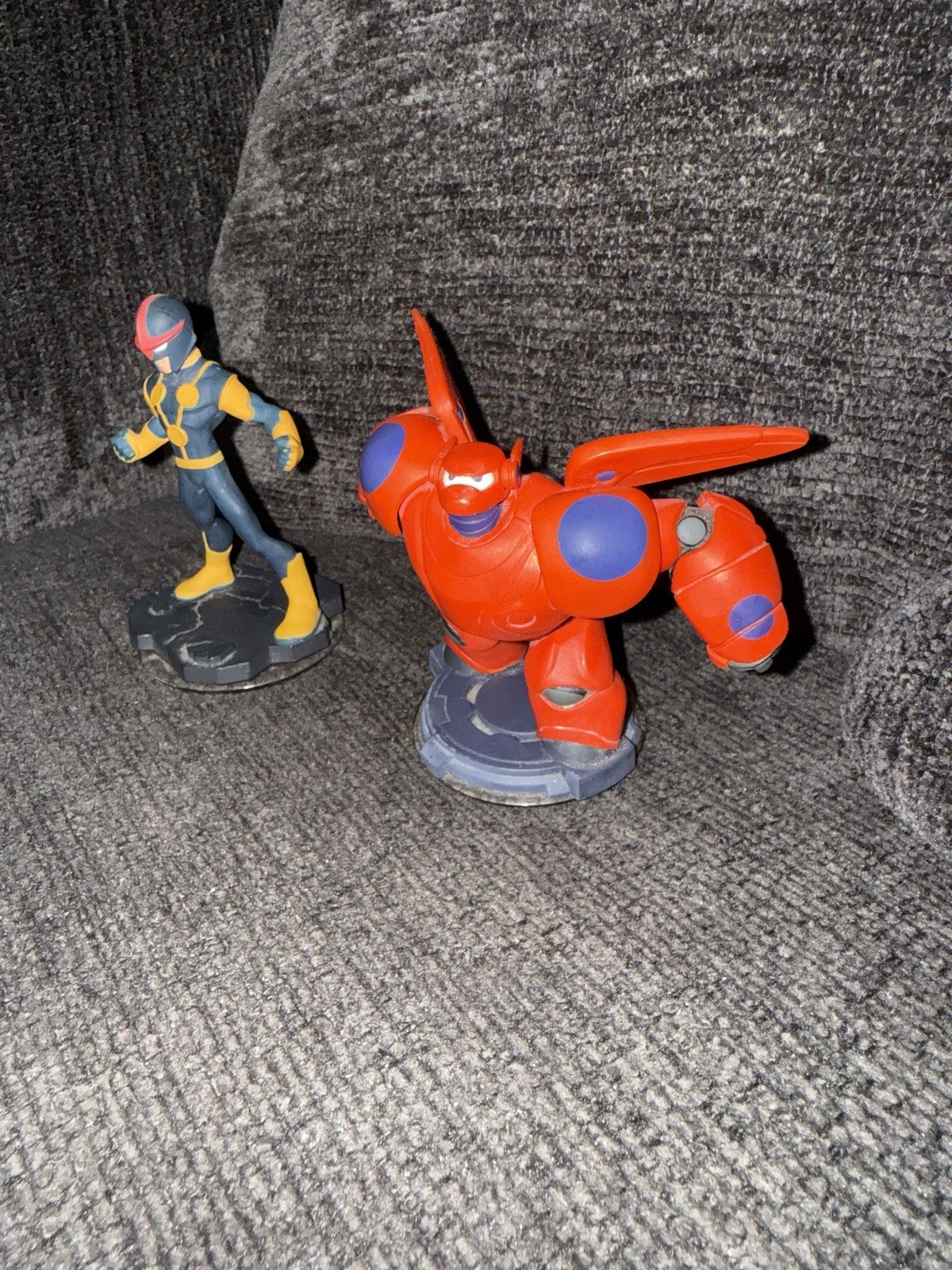 Disney Infinity Characters: Venom & Nova & Baymax & One Crystal