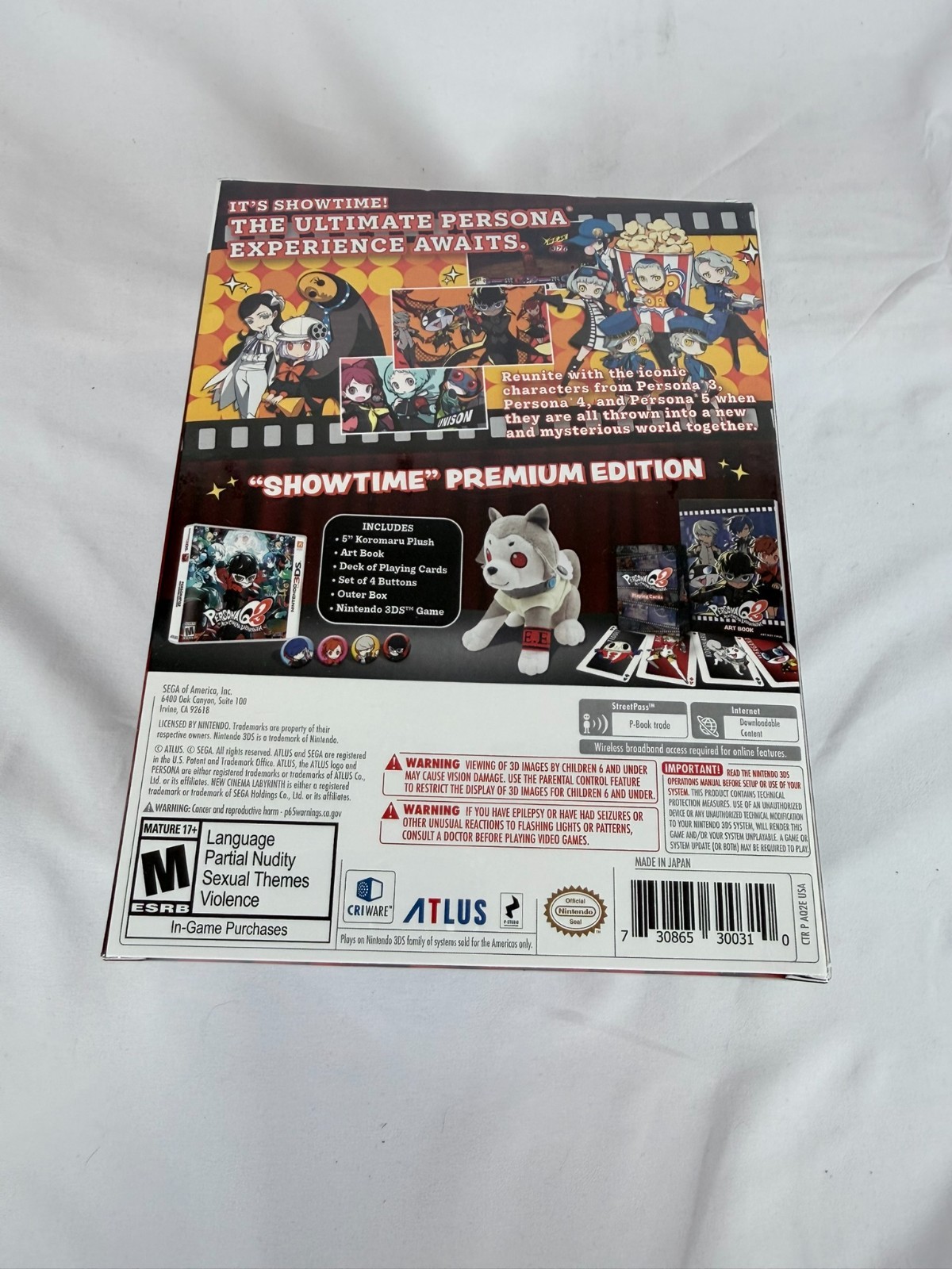 Persona Q2: New Cinema Labyrinth Showtime Premium Edition (Nintendo 3DS)