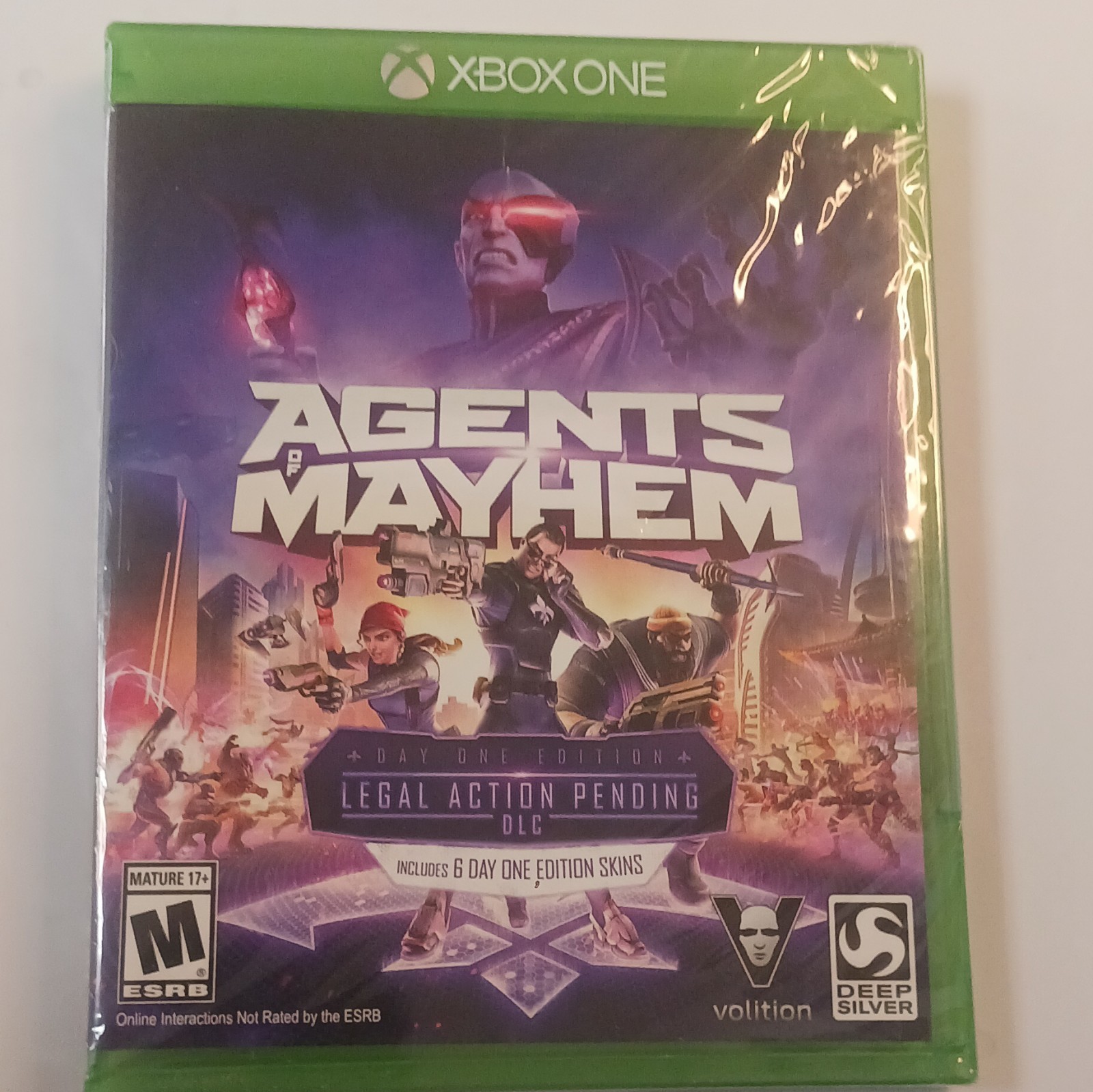 Agents of Mayhem Day One Edition Legal Action Pending DLC Xbox One UNOPENED