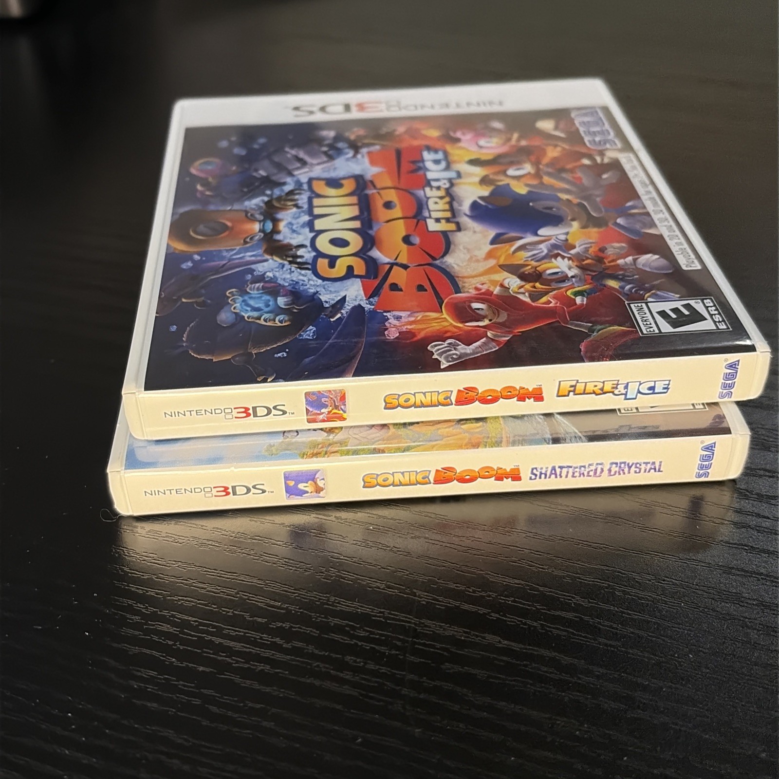 Sonic Boom: Shattered Crystal + Fire Ice Bundle Nintendo 3DS – Lot Tested Cases