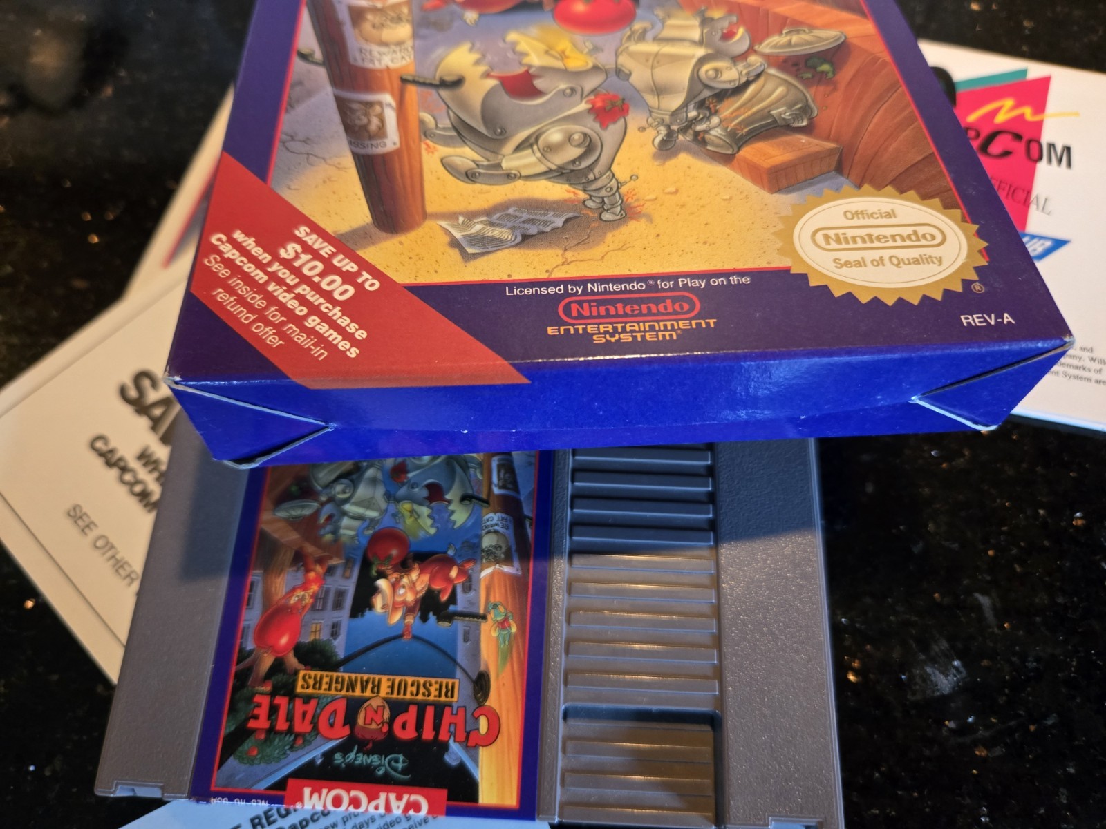 Chip ‘N Dale: Rescue Rangers complete in box Nintendo NEW OVAL SEAL #1