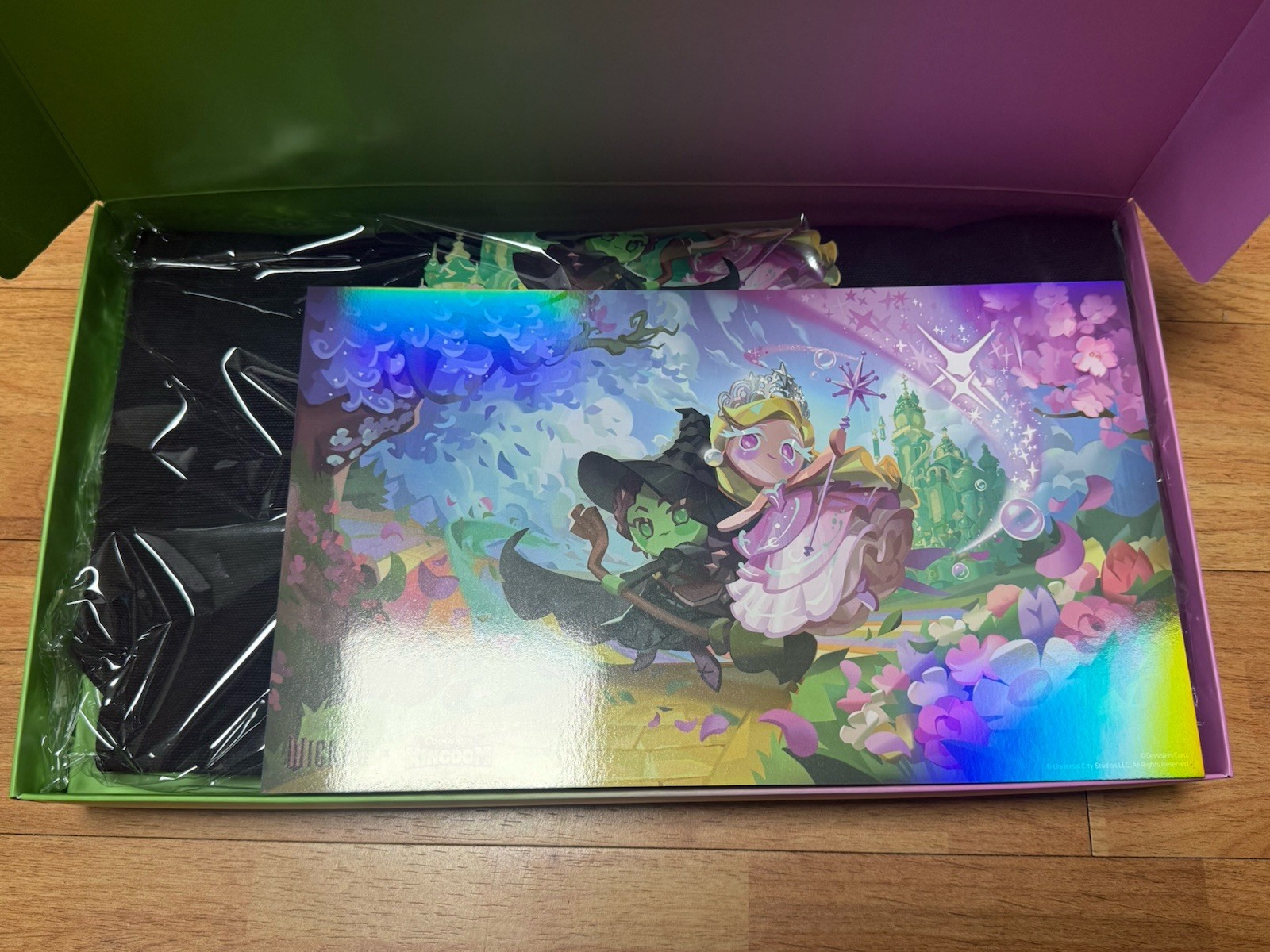 Wicked X Cookie Run Kingdom Acrylic Stand Keyring Bag Korea Official Event MD