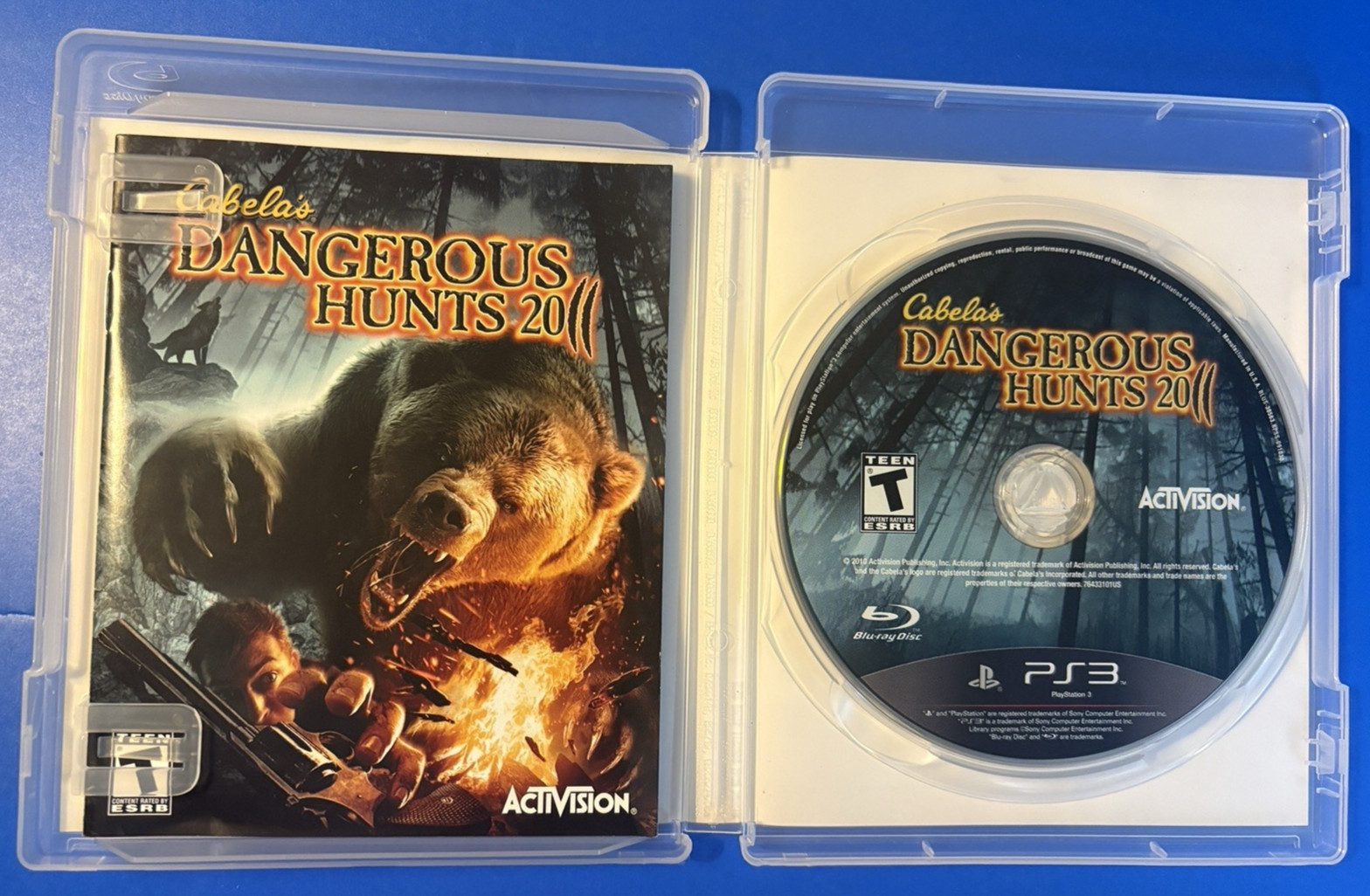 Cabela’s Dangerous Hunts 2011 (Sony PlayStation 3, 2010 ) PS3 ➜ game disc is A1