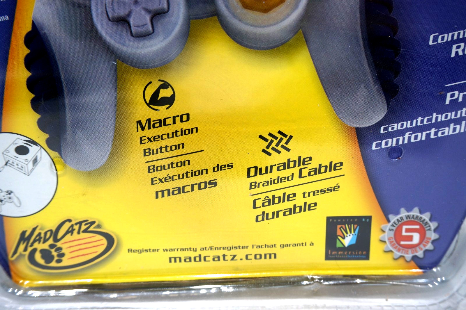 NEW Mad Catz CONTROL PAD PRO for NINTENDO GAME CUBE – BLACK – FULLY PROGRAMMABLE