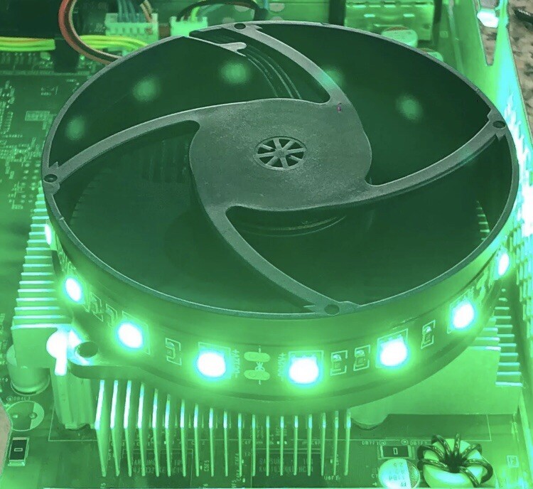 Xbox 360 Led Fan, or RGB LED App, Single Plug & Play LED FAN ONLY/Send In, Read