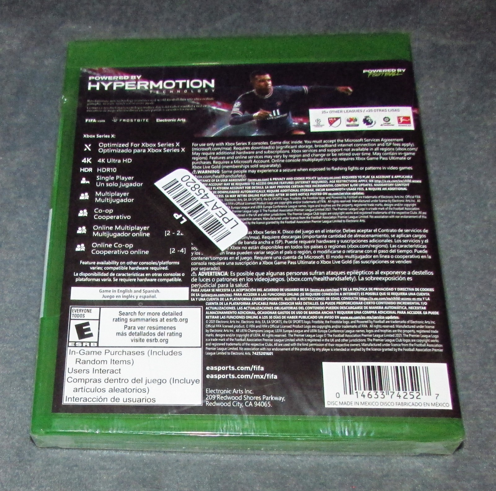 Fifa 22 Soccer for Microsoft Xbox Series X Brand New / Fast Shipping